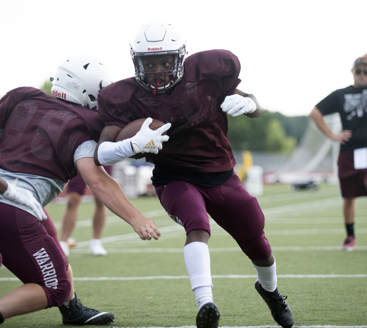 St. Charles West football practice